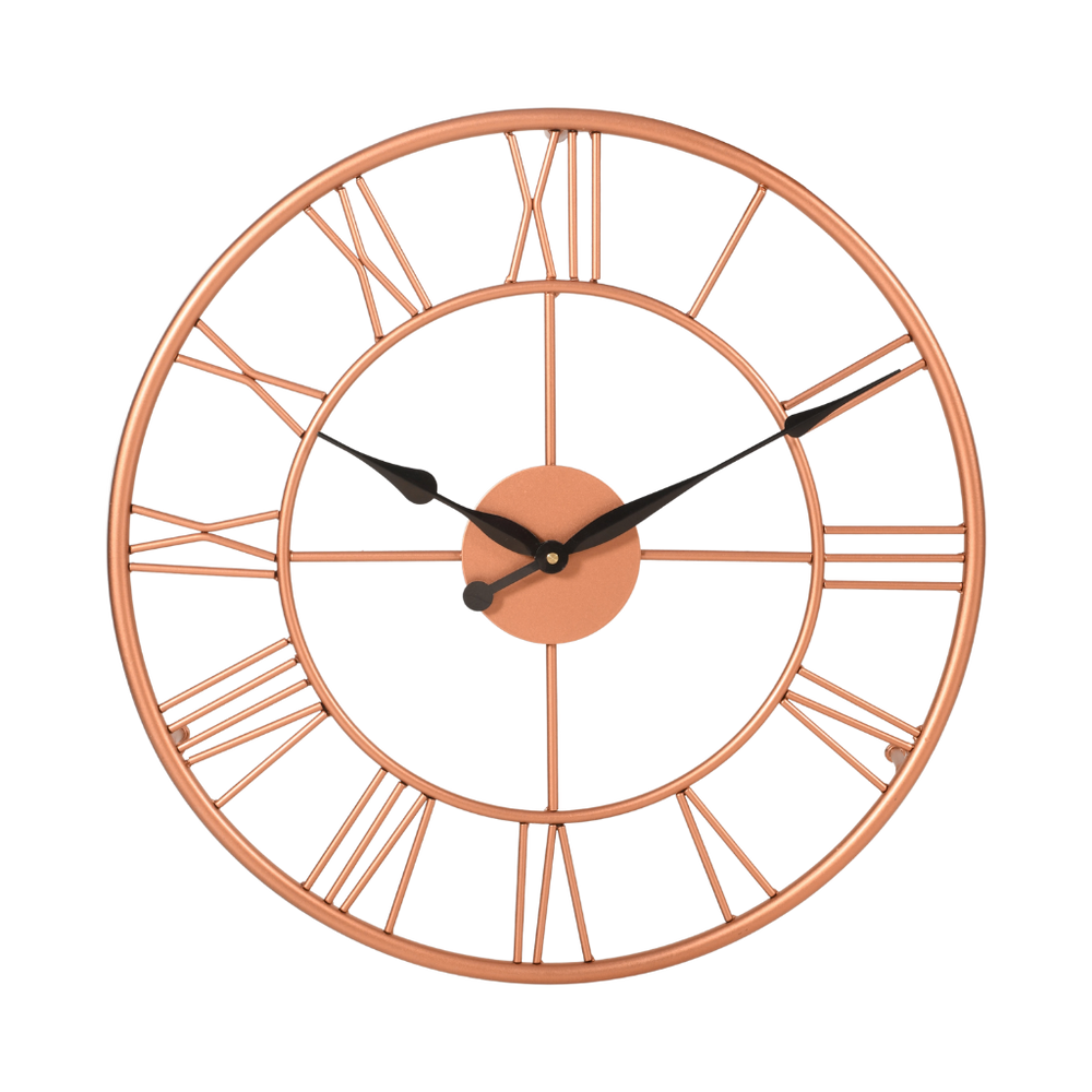 Artypillar 16-Inch Classic Iron Roman Numeral Wall Clock