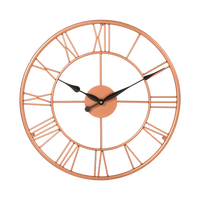 Artypillar 16-Inch Classic Iron Roman Numeral Wall Clock