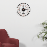 Artypillar Round Classic Iron Wall Clock - 14-Inch