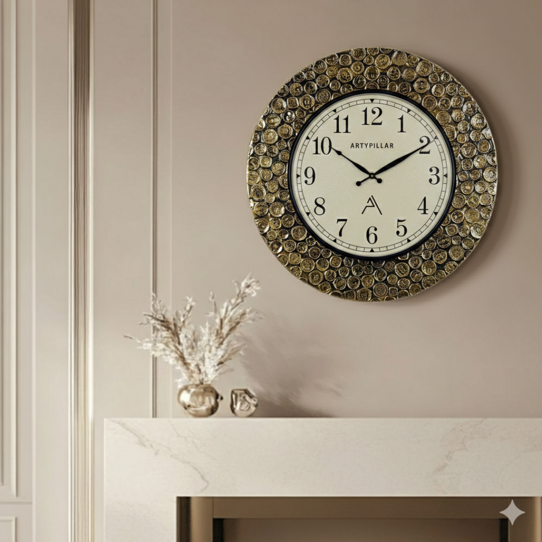 Artypillar Heritage Crown Clock