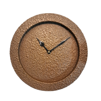 Artypillar Textured Minimal Designer Wall Clock – 10 Inch