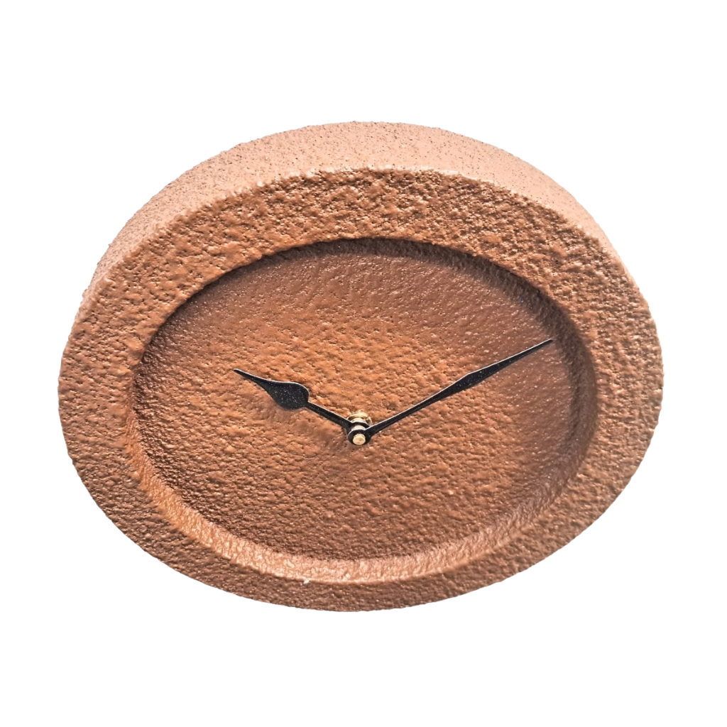 Artypillar Textured Minimal Designer Wall Clock – 10 Inch