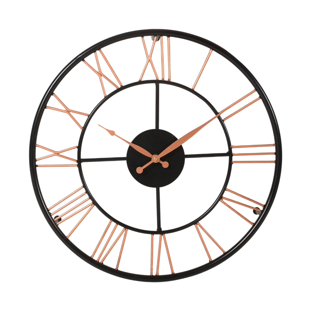 Artypillar Round Classic Iron Wall Clock - 14-Inch