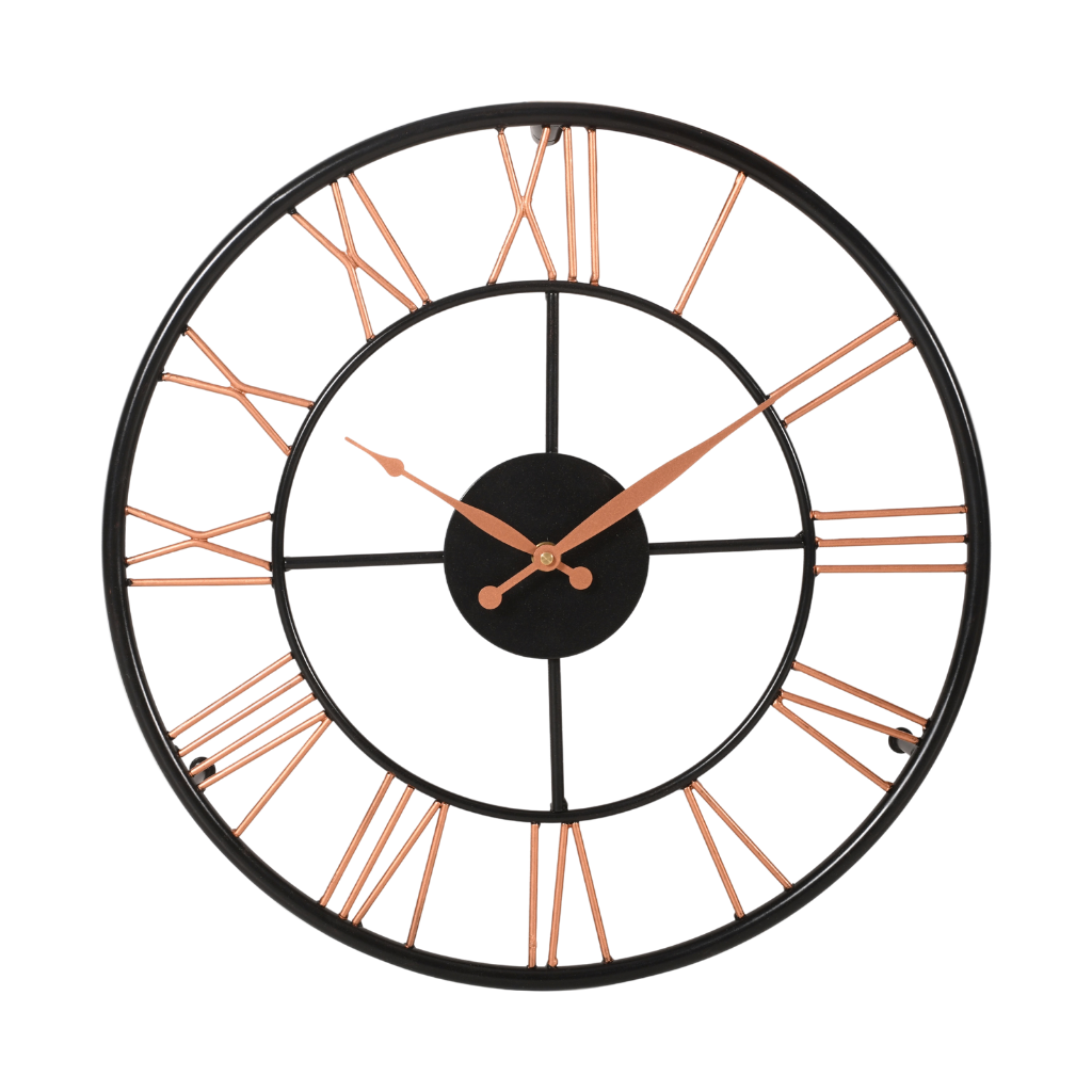 Artypillar Round Classic Iron Wall Clock - 14-Inch