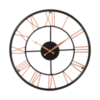 Artypillar Round Classic Iron Wall Clock - 14-Inch