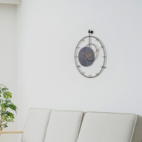 Artypillar 30-Inch Modern Minimalist Metal Wall Clock