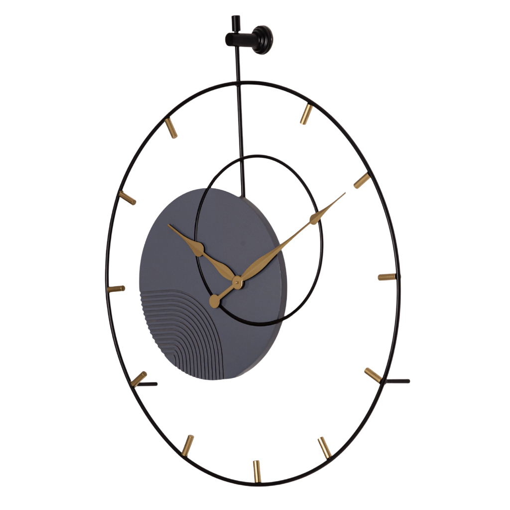 Artypillar 30-Inch Modern Minimalist Metal Wall Clock