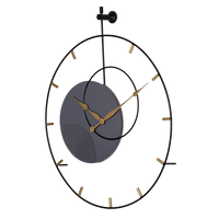 Artypillar 30-Inch Modern Minimalist Metal Wall Clock