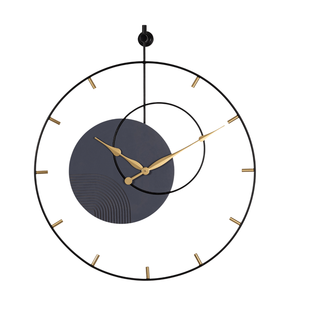 Artypillar 30-Inch Modern Minimalist Metal Wall Clock