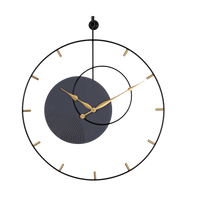 Artypillar 30-Inch Modern Minimalist Metal Wall Clock