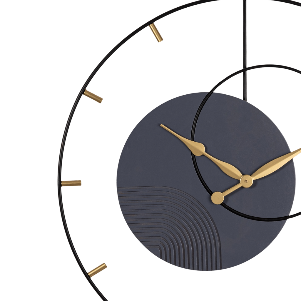 Artypillar 30-Inch Modern Minimalist Metal Wall Clock