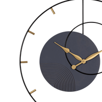 Artypillar 30-Inch Modern Minimalist Metal Wall Clock
