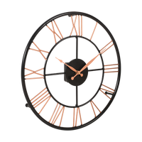 Artypillar Round Classic Iron Wall Clock - 14-Inch