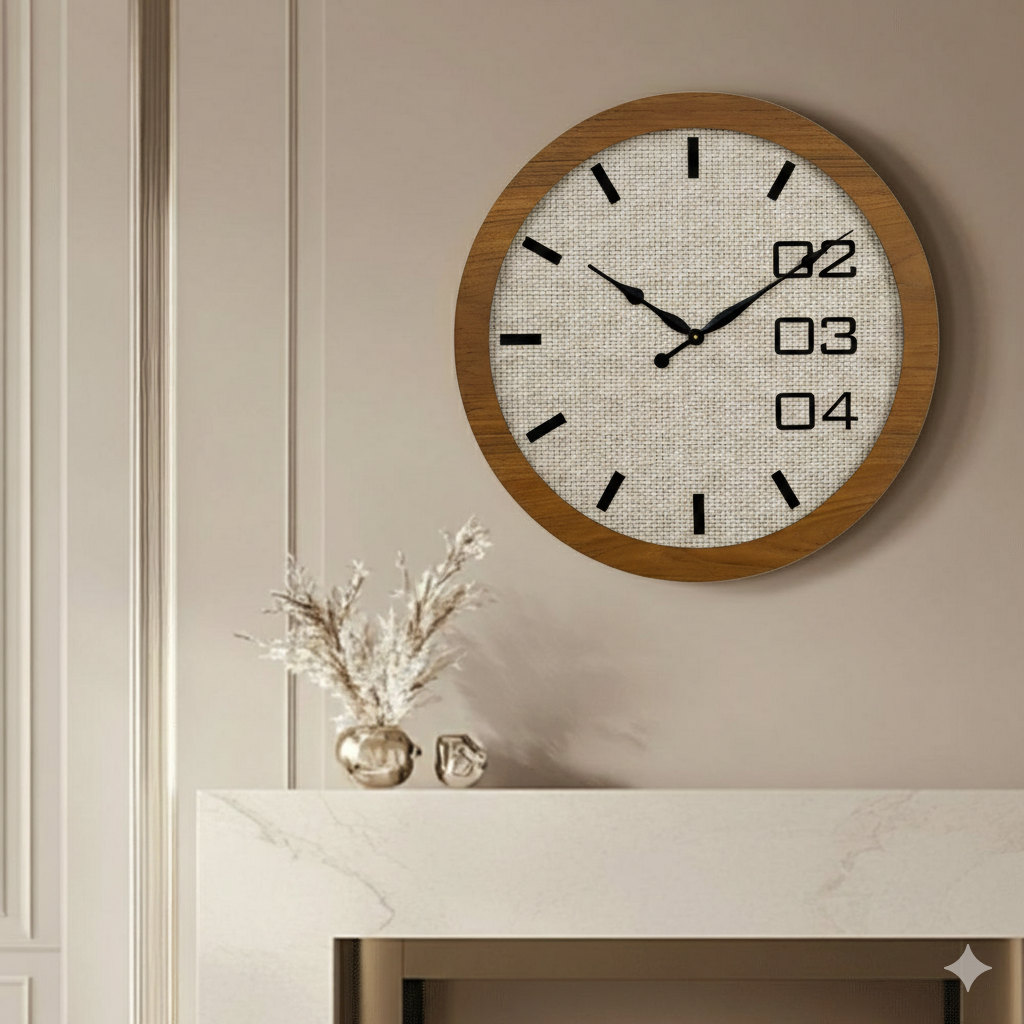 Artypillar 14" Round Modern Wall Clock